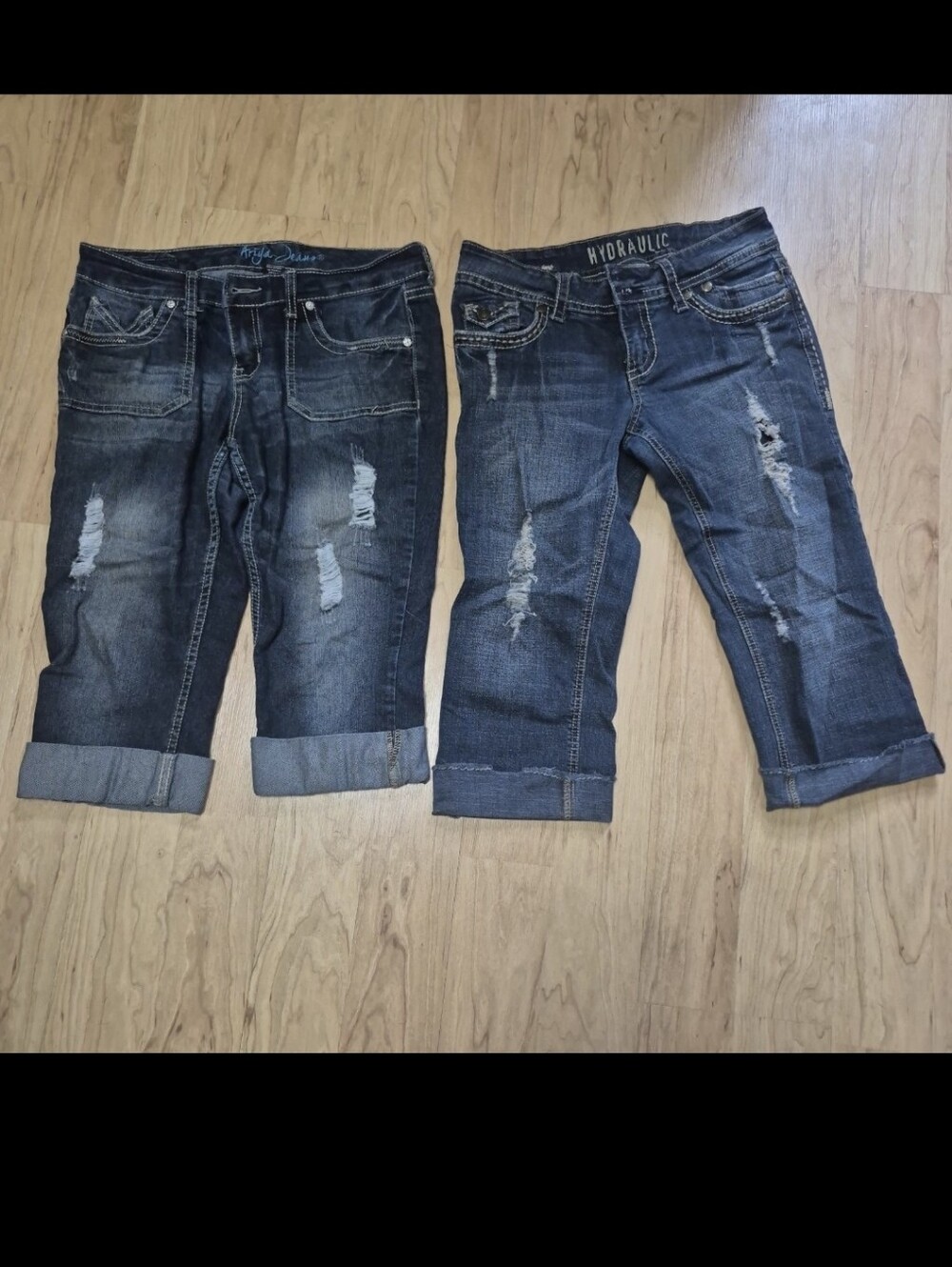 2 Pairs Of Capris